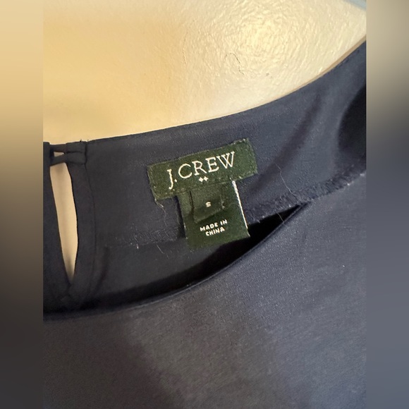 J Crew Navy Block style blouse - Size s - Picture 3 of 5